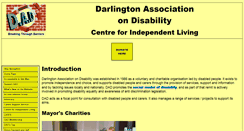 Desktop Screenshot of darlingtondisability.org