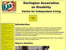 Tablet Screenshot of darlingtondisability.org